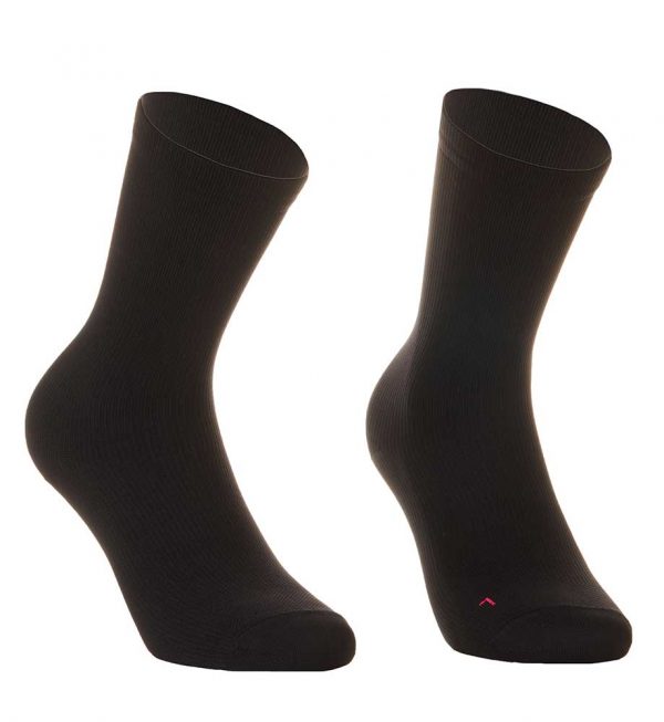 Calze corte linea HEART and STRIPE col. Nero/Fuxia - immagine 2