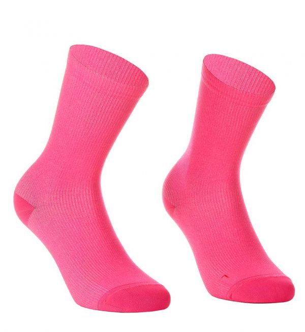 Calze corte linea HEART and STRIPE col. Fuxia/Rosso - immagine 2