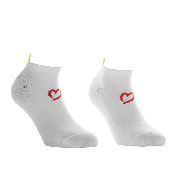 Calze corte SALVAPIEDE Col. Bianche/Rosso
