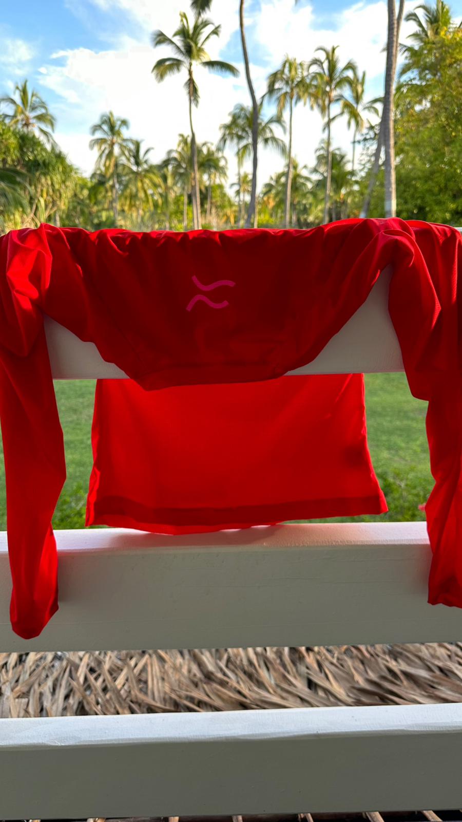 Maglia manica lunga linea ROSSO FIAMMA - immagine 7