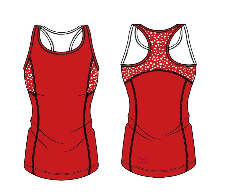 Canotta linea POIS - Rosso Fiamma - immagine 3