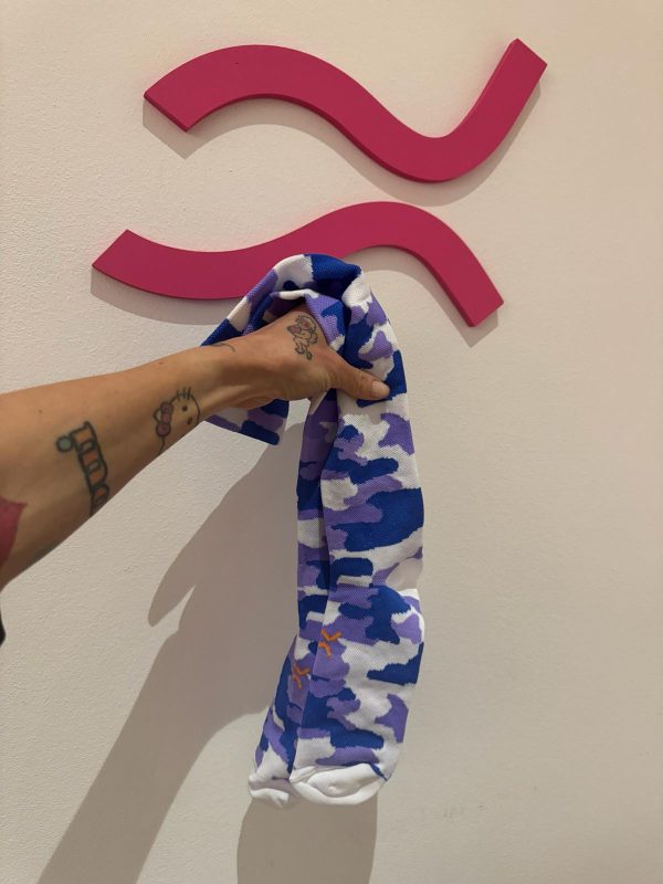 Calze lunghe linea CAMOUFLAGE col. Viola - immagine 5