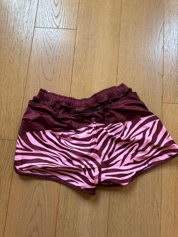 SHORTS linea ZEBRATA pink/bordeaux - immagine 3