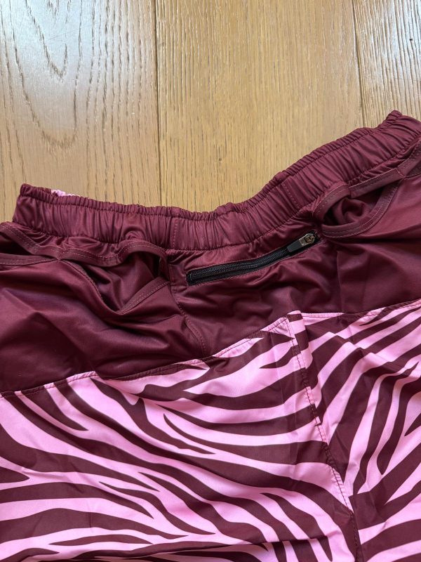 SHORTS linea ZEBRATA pink/bordeaux - immagine 4