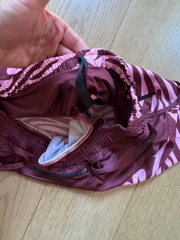SHORTS linea ZEBRATA pink/bordeaux - immagine 5
