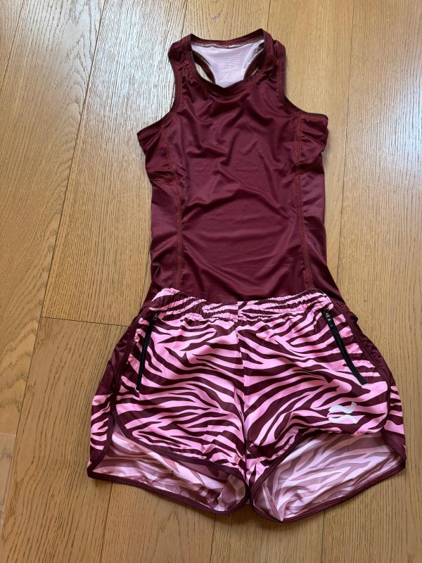 SHORTS linea ZEBRATA pink/bordeaux - immagine 6