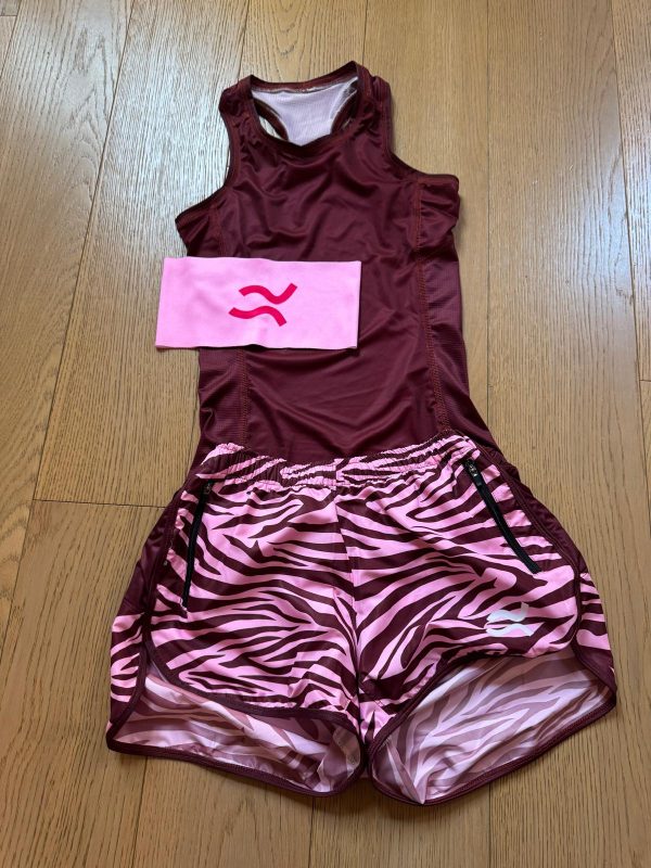 SHORTS linea ZEBRATA pink/bordeaux - immagine 7